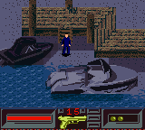 Game Boy Color capture from Mission 03: River Pursuit