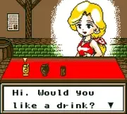 Juice Bar counter from Harvest Moon GBC in English.