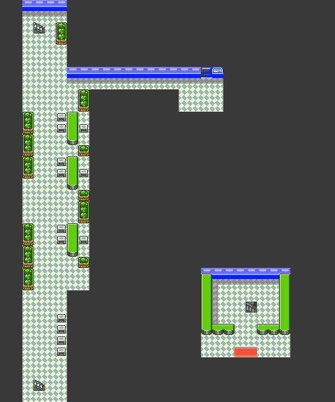 Goldenrod Underground haircut brothers in Pokemon Crystal