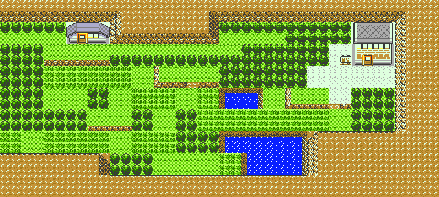 Pokemon Crystal Route 28 path to Mt. Silver
