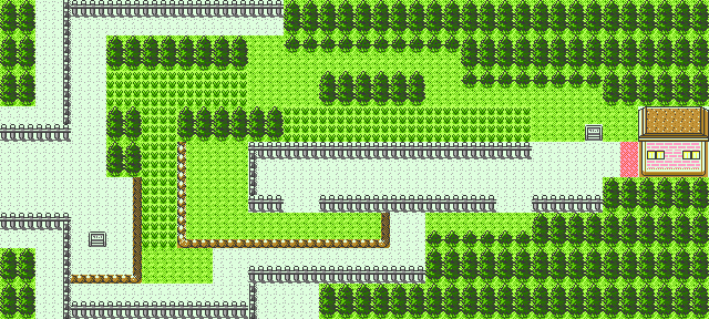 Pokemon Crystal Route 38 map for Pokedex Area tracking