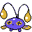Pokemon Crystal Chinchou front sprite