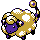 Pokemon Crystal Mareep front sprite