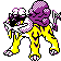 Pokemon Crystal Raikou front sprite