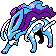 Pokemon Crystal Suicune front sprite