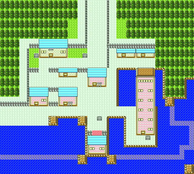 Olivine City map view
