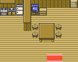 Player House 1F map in Pokemon Gold and Silver