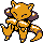 Abra sprite in Pokémon Silver