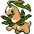 Bayleef sprite in Pokémon Silver