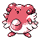 Blissey sprite in Pokémon Silver