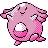 Chansey sprite in Pokémon Silver