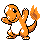 Charmander sprite in Pokémon Silver