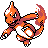 Charmeleon sprite in Pokémon Silver
