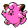 Clefairy sprite in Pokémon Silver