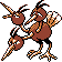 Dodrio sprite in Pokémon Silver