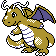 Dragonite sprite in Pokémon Silver