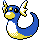 Dratini sprite in Pokémon Silver