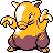 Drowzee sprite in Pokémon Silver