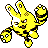 Elekid sprite in Pokémon Silver