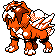 Entei sprite in Pokémon Silver