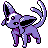 Espeon sprite in Pokémon Silver