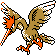 Fearow sprite in Pokémon Silver