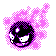Gastly sprite in Pokémon Silver