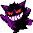 Gengar sprite in Pokémon Silver
