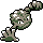 Geodude sprite in Pokémon Silver