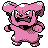 Granbull sprite in Pokémon Silver