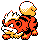 Growlithe sprite in Pokémon Silver