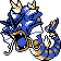 Gyarados sprite in Pokémon Silver