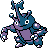 Heracross sprite in Pokémon Silver