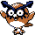 Hoothoot sprite in Pokémon Silver