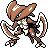 Kabutops sprite in Pokémon Silver