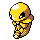 Kakuna sprite in Pokémon Silver