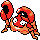 Krabby sprite in Pokémon Silver
