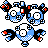 Magneton sprite in Pokémon Silver