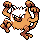 Mankey sprite in Pokémon Silver