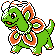 Meganium sprite in Pokémon Silver