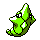 Metapod sprite in Pokémon Silver