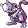 Mewtwo sprite in Pokémon Silver