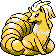 Ninetales sprite in Pokémon Silver