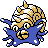 Omastar sprite in Pokémon Silver