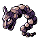 Onix sprite in Pokémon Silver