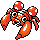 Paras sprite in Pokémon Silver