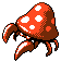 Parasect sprite in Pokémon Silver