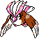 Pidgeot sprite in Pokémon Silver