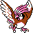 Pidgeotto sprite in Pokémon Silver