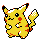 Pikachu sprite in Pokémon Silver